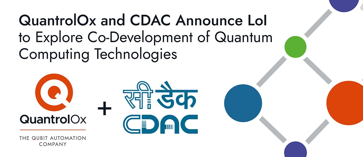 QuantrolOx & CDAC - Press release QuantrolOx & CDAC - Press release